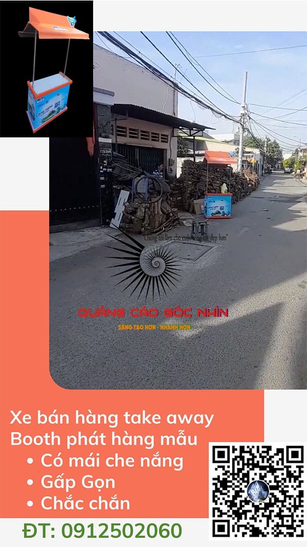 làm sampling hiệu quả bằng xe take away