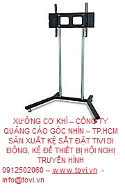 Mẫu kệ tivi có bánh xe di động