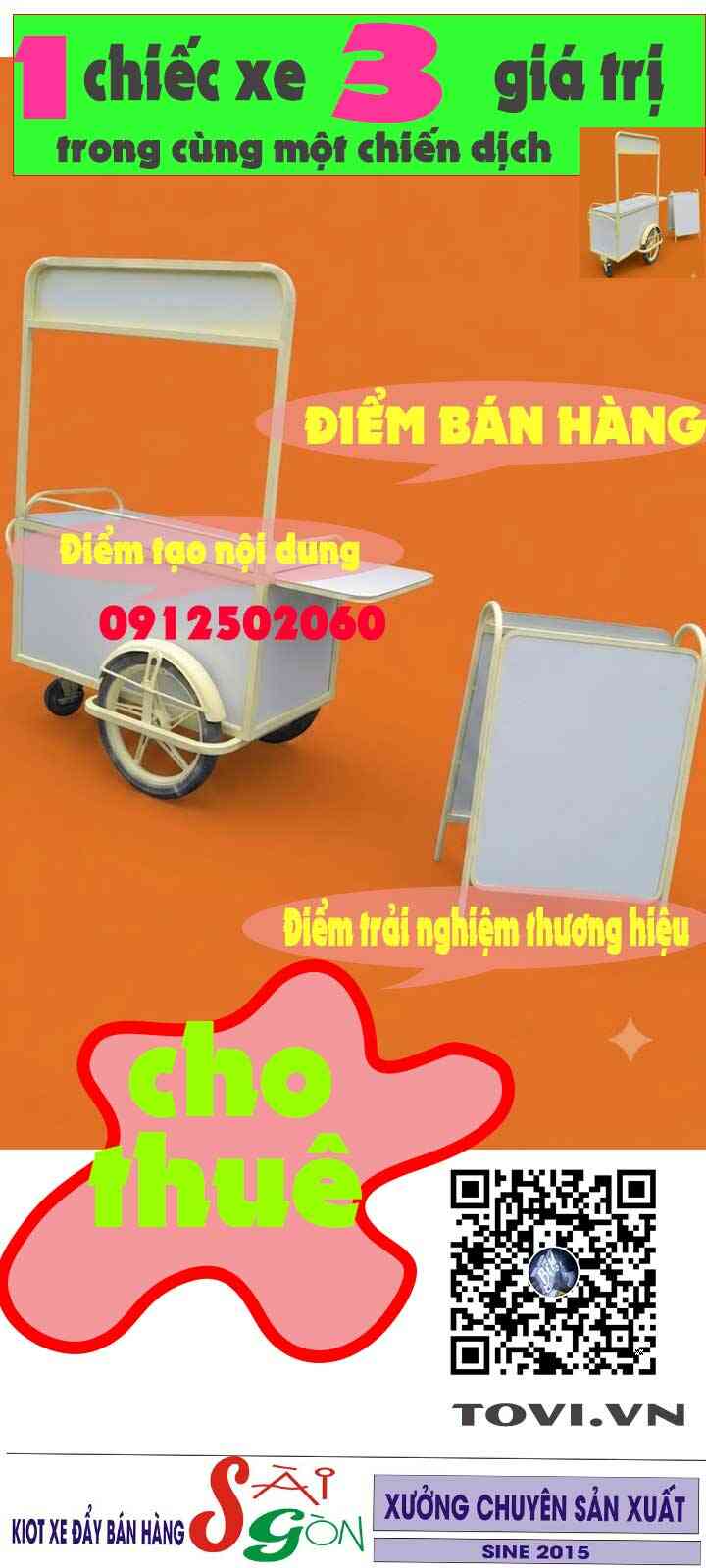 Cho thuê booth activation, popup store, xe sampling tại TP.HCM và các tỉnh lân cận
