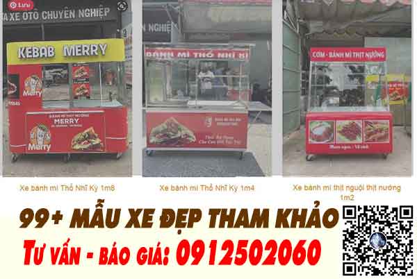 99 mẫu xe bán hàng rong đẹp giá rẻ tại hóc môn