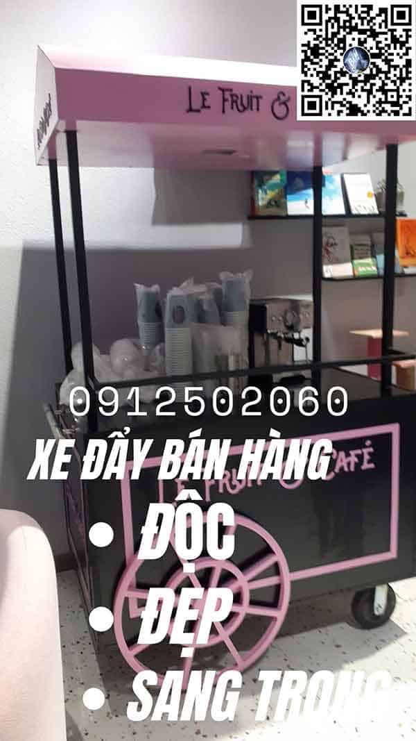 xe nước ép trái cây take away