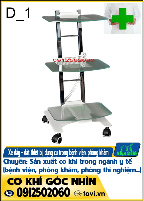 mẫu bàn xe đẩy để dụng cụ y tế