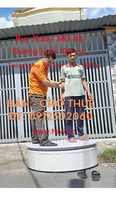 bàn xoay tròn 2 người đứng bán và cho thuê