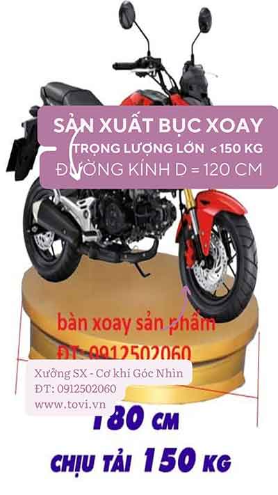 bàn xoay tròn đường kinhs180cm cho thuê