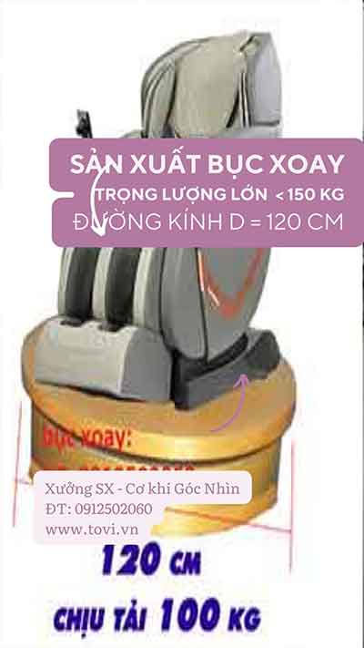 cho thuê bàn xoay 360 độ cỡ lớn