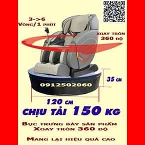 bục xoay chụp hình 120