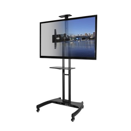 flat-screen-tv-cart-mobile-tv-stand-front-view flat-screen-tv-cart-mobile-tv-stand-front-view