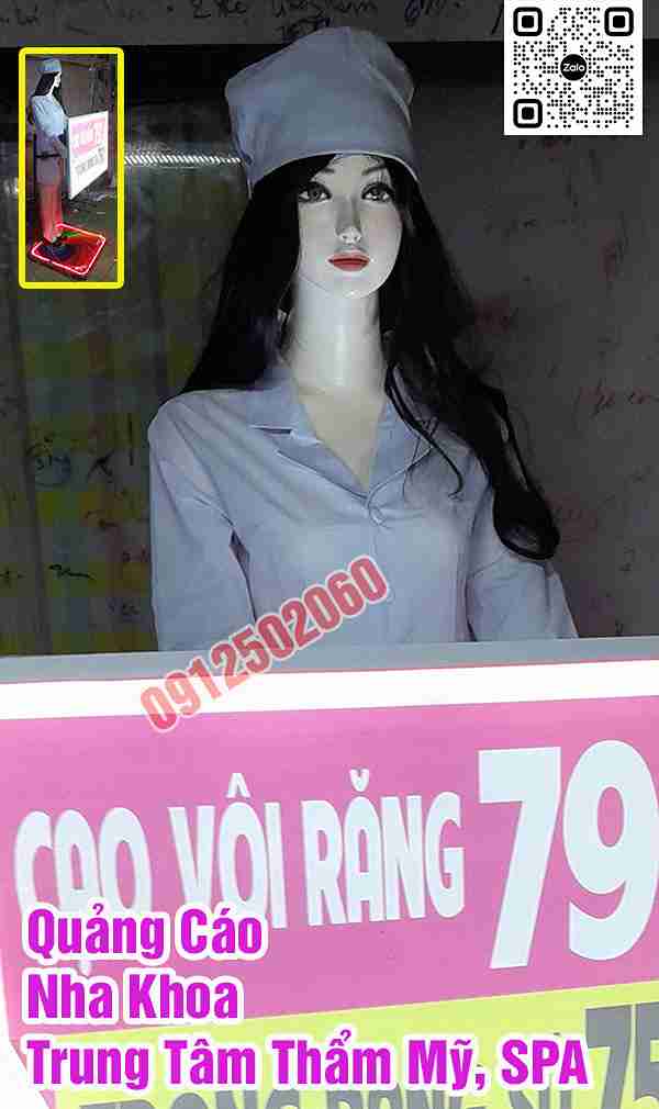 Quảng cáo hiệu quả manocanh bác sĩ