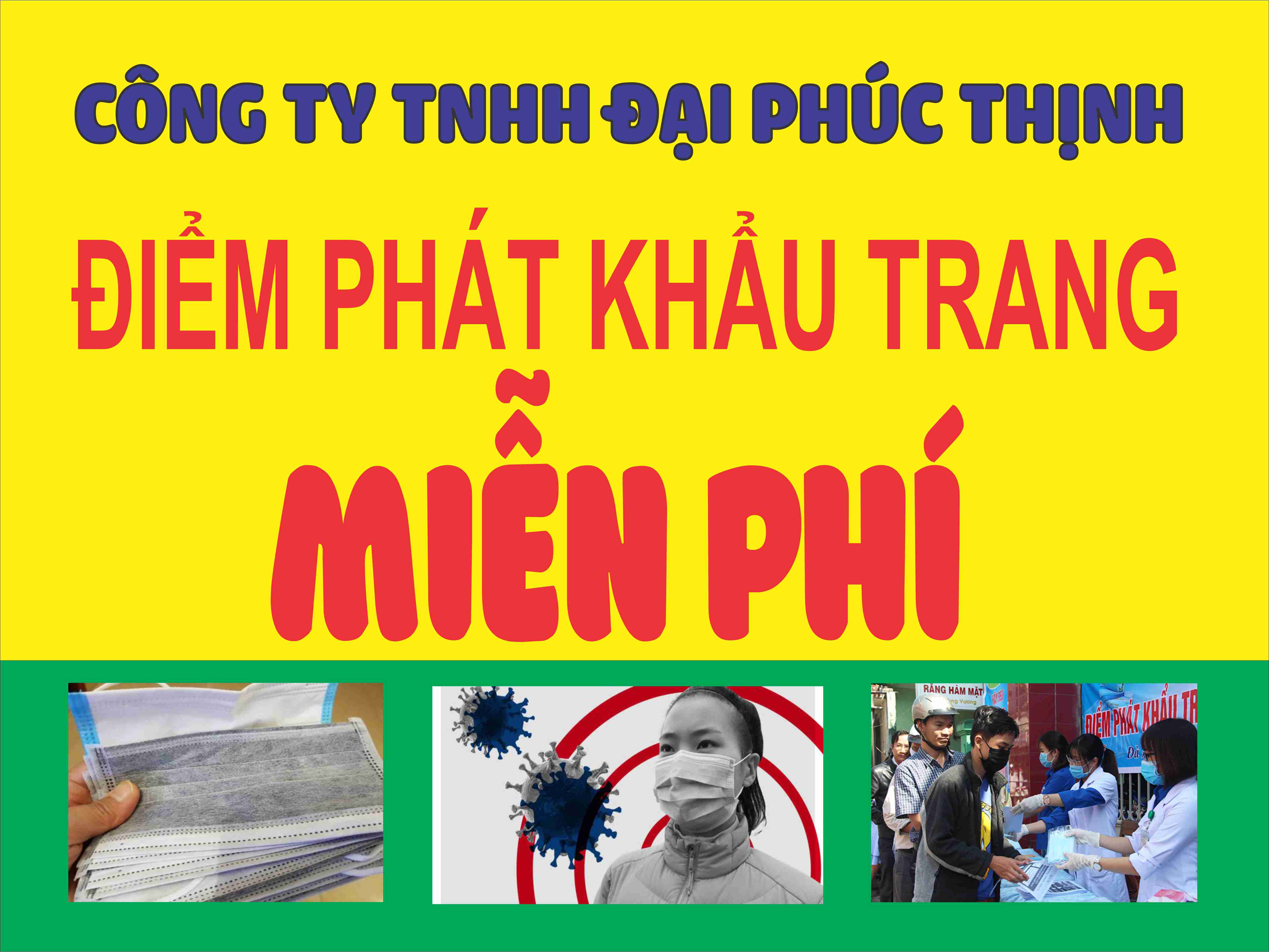 Điểm phát khẩu trang miễn phí