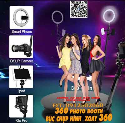 photobooth 360 độ chụp hình