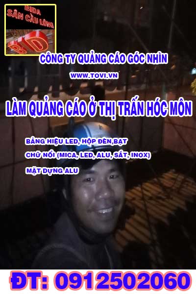 công ty thi công bảng hiệu ở đường lê lợi