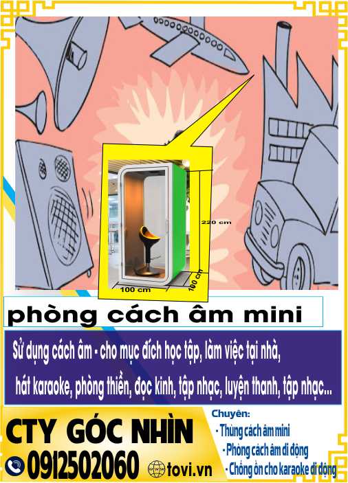 phòng chống ồn môi trường xung quanh