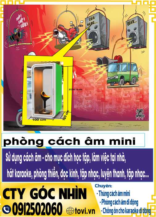 phòng ách âm mini