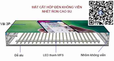 hộp đèn không viền