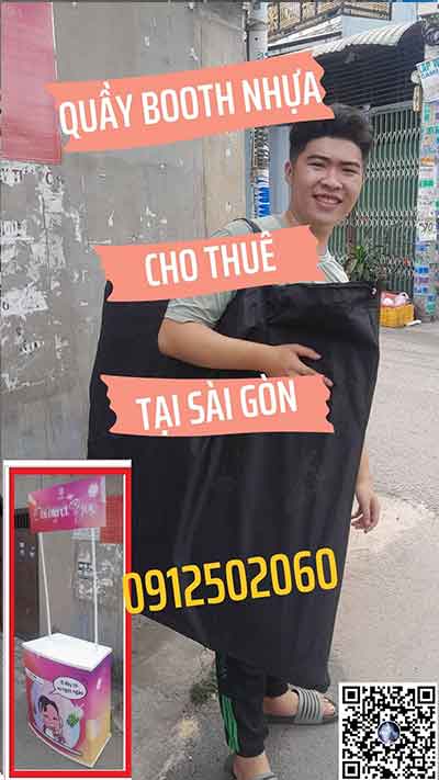 booth sampling nhựa cho thuê q6