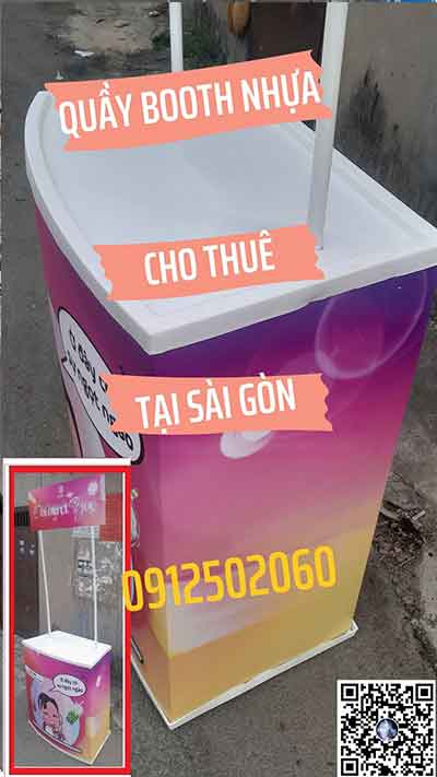 thuê booth nhựa quận 8