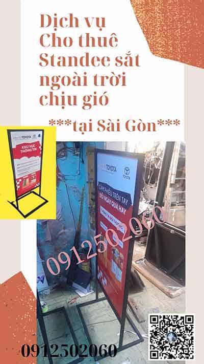 cho thuê chân standee tại TP HCM