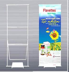 standee ngoài trời sắt gấp gọn