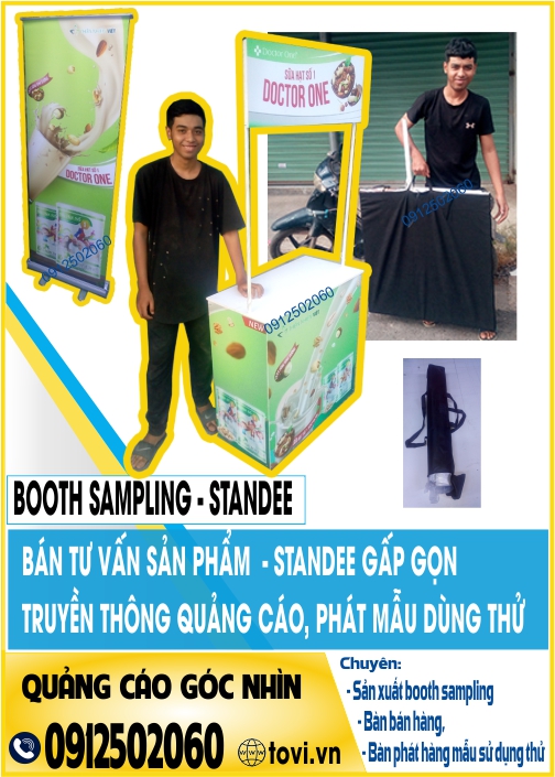 mẫu booth quảng cáo thực phẩm chức năng