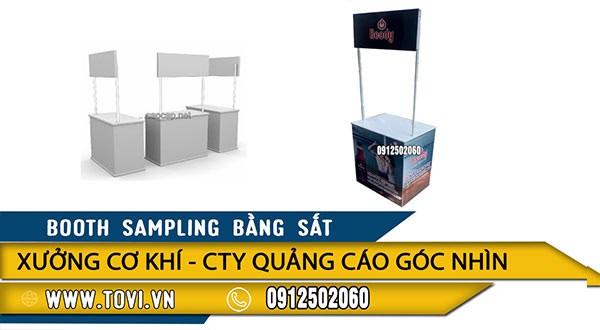 Booth quảng cáo, bàn giới thiệu sản phẩm mẫu