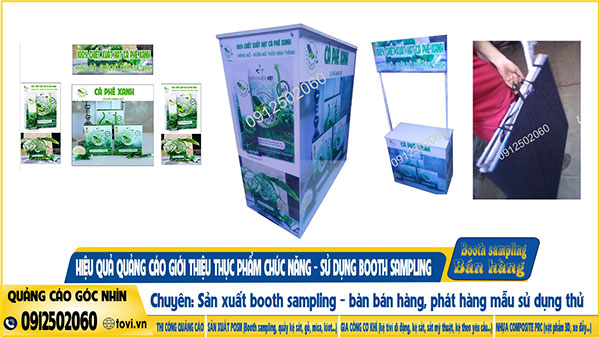 booth bán hàng thực phẩm chức năng