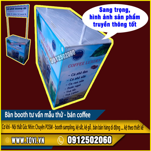 booth sampling đẹp