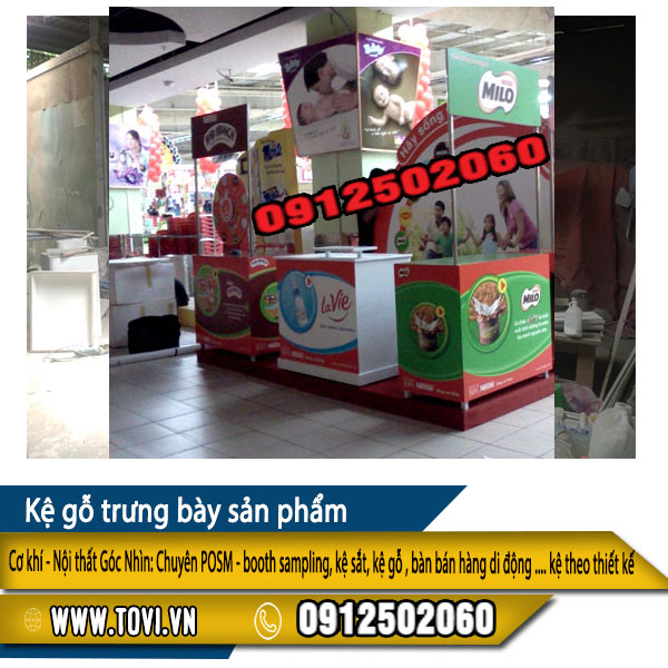 booth nhóm sản phẩm của POSM