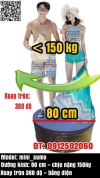 Bục Xoay Tròn loại lớn - 80cm -  2 người đứng - 150kg
