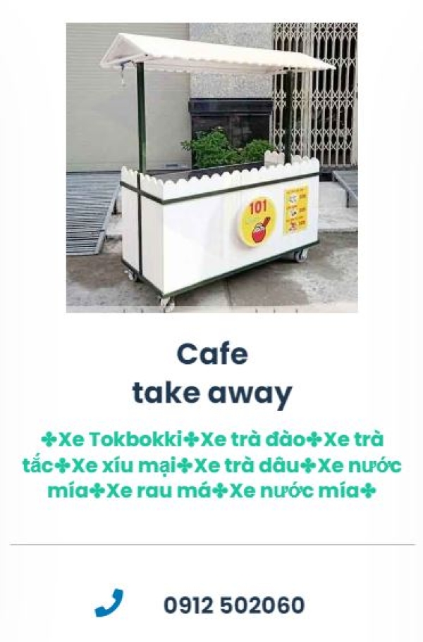 xe cafe take away