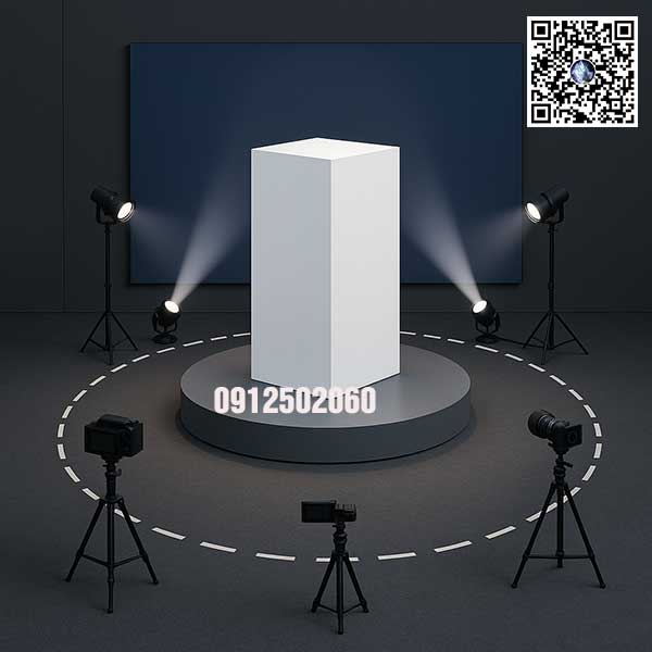 Bục Xoay Tròn 360°