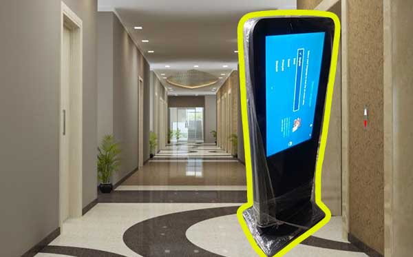 Standee điện tử hành lang tòa nhà văn phòng trung tâm thương mại nhà ga sân bay