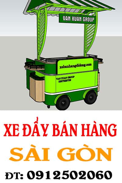 xưởng sản xuất xe đẩy bán hàng take away ở Sài Gòn