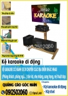 Kệ sắt để dàn karaoke di động (Loa - amply) - có bánh xe tại tphcm